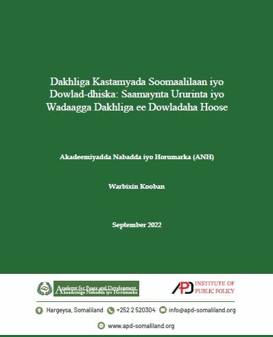 Publications - APD Somaliland